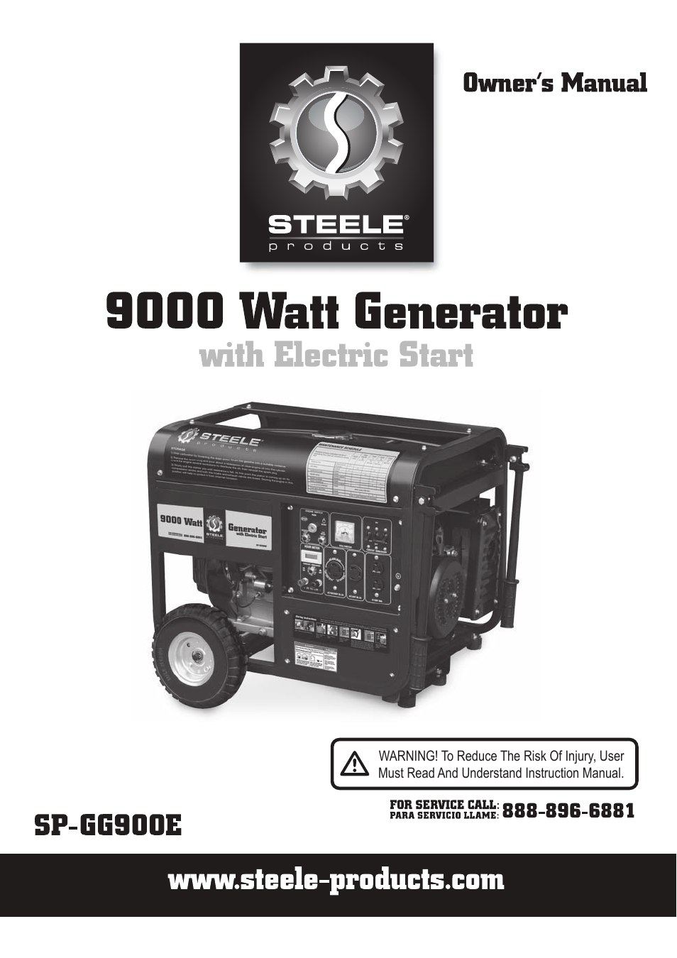 Steele Products SP-GG900E User Manual | 43 pages
