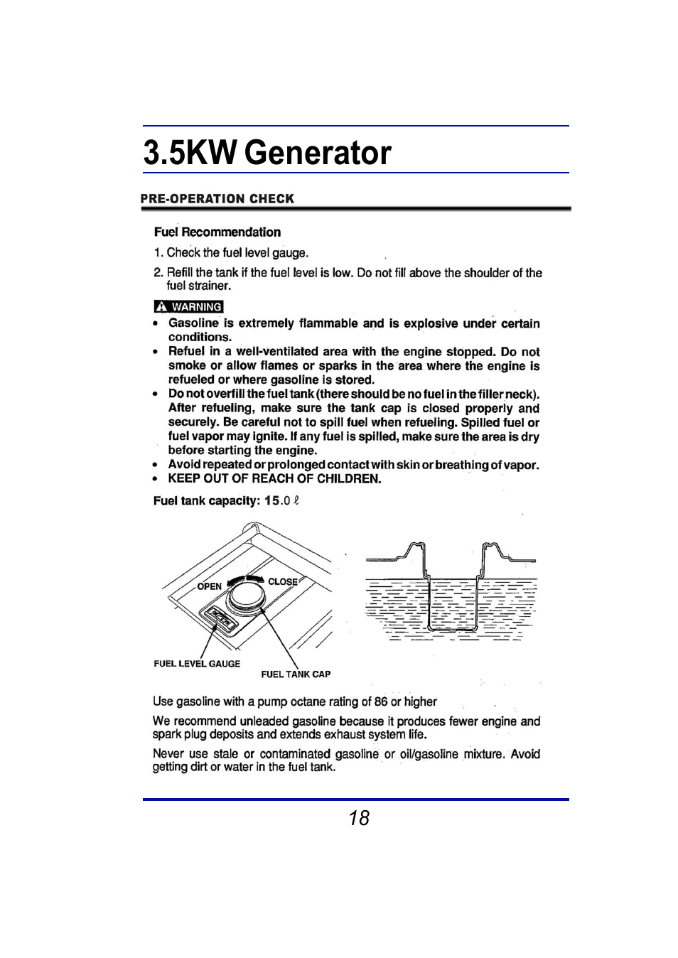 5kw generator | Steele Products SP-GG350 User Manual | Page 19 / 56