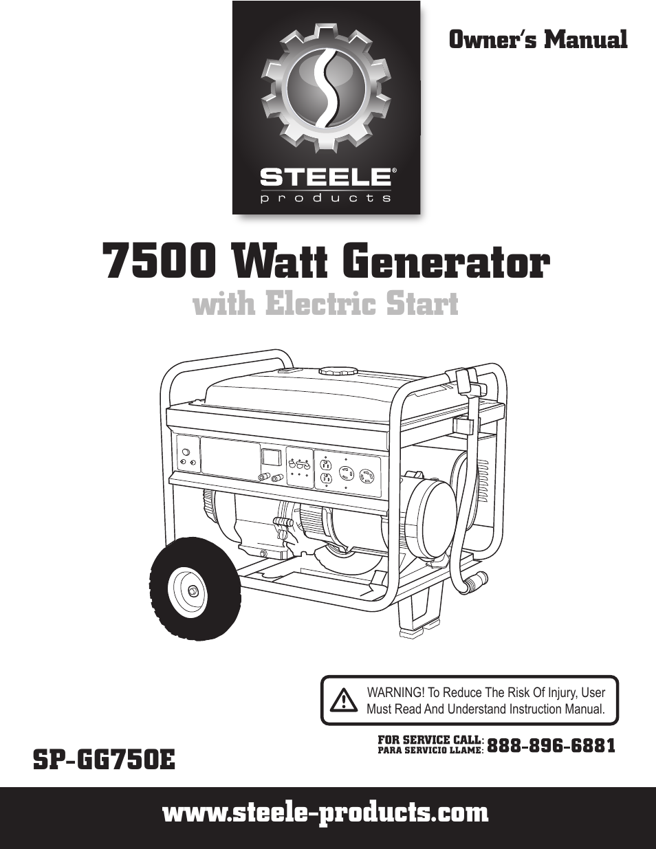 Steele Products SP-GG750E User Manual | 43 pages