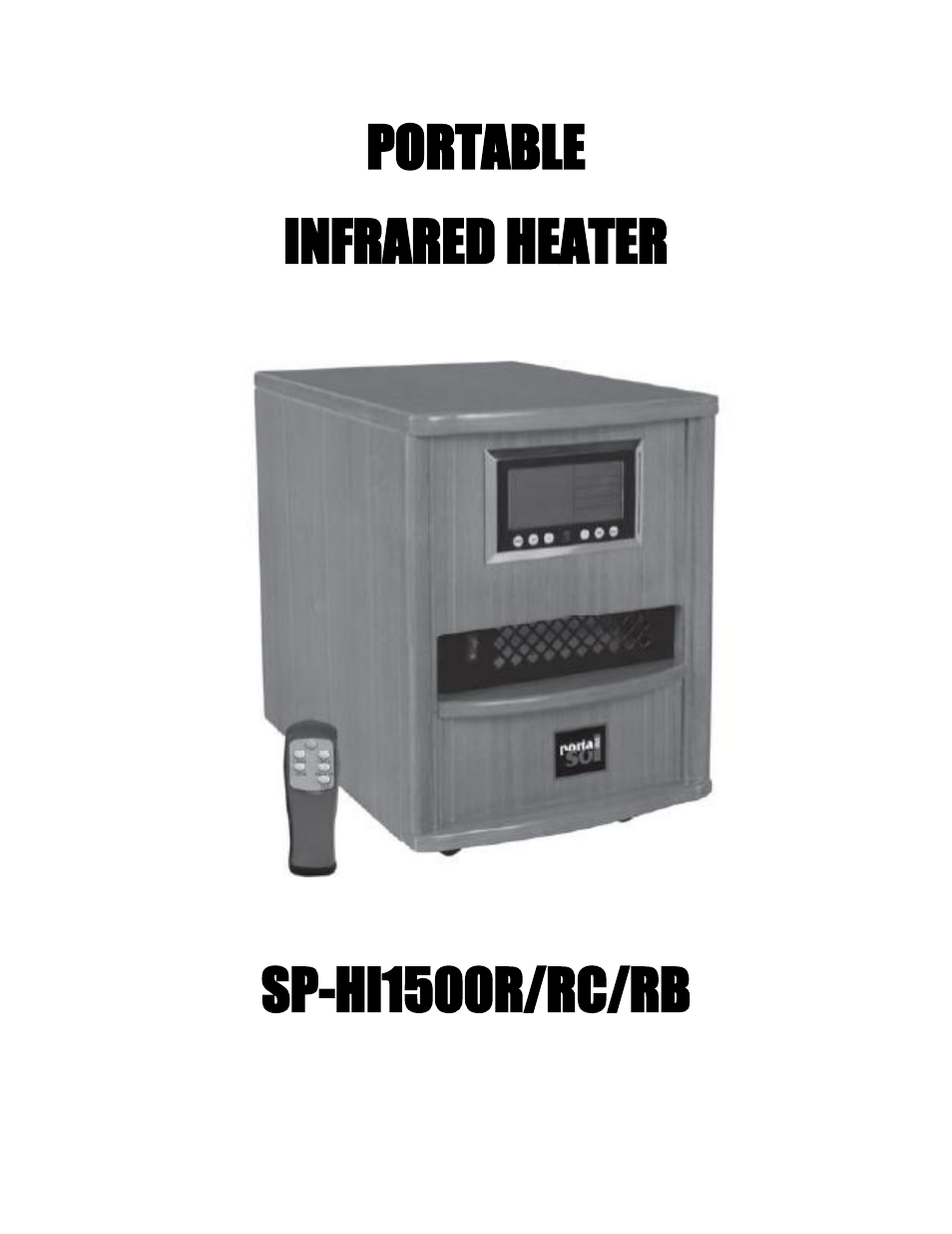 Steele Products SP-HI1500R User Manual | 12 pages