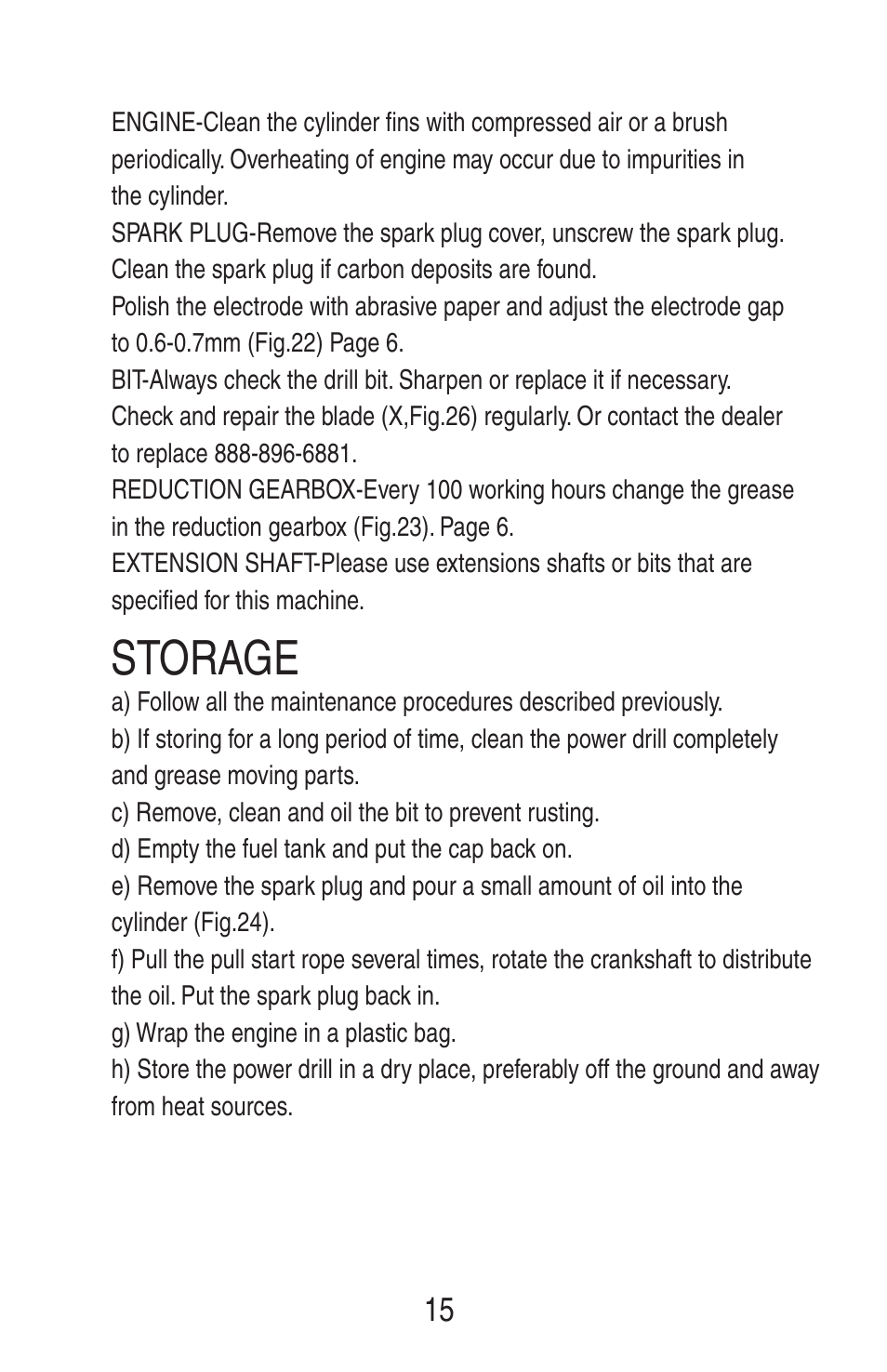 Storage | Steele Products SP-GMK049 User Manual | Page 17 / 26