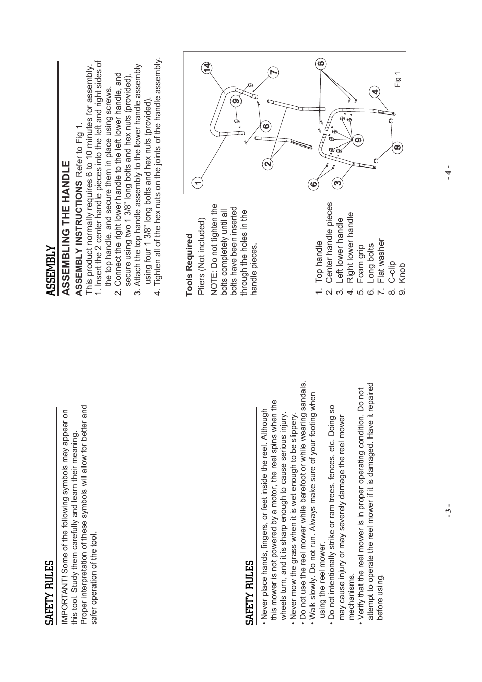 Assembly, Safety rules | Steele Products SP-PM200M User Manual | Page 2 / 5