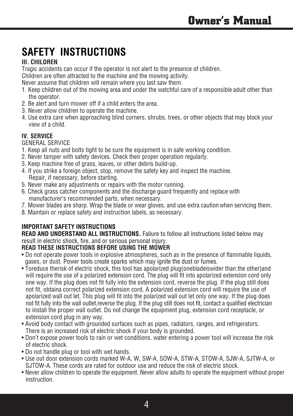 Sp-pm207ac_manual 5, Safety instructions | Steele Products SP-PM207AC User Manual | Page 5 / 23