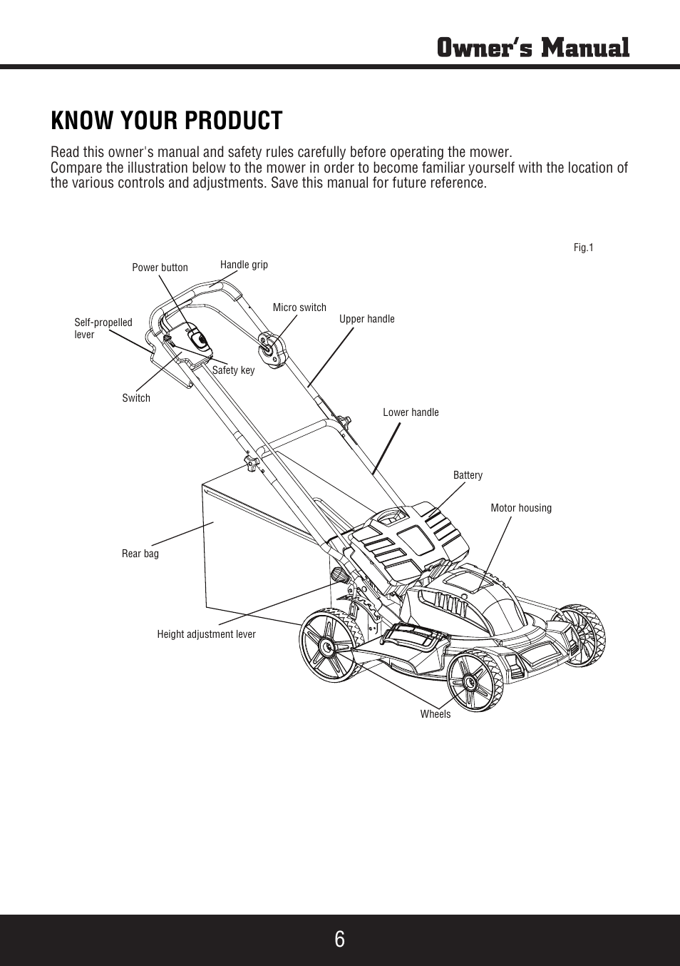 Sp-pm207sdc_manual 7, Know your product | Steele Products SP-PM207SDC User Manual | Page 7 / 23