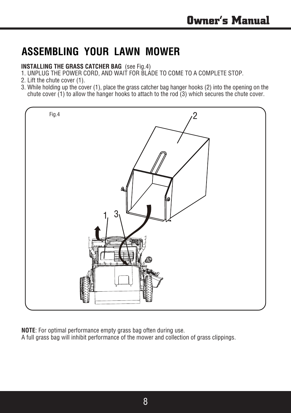 Sp-pm207sdc_manual 9, Assembling your lawn mower | Steele Products SP-PM207SDC User Manual | Page 9 / 23