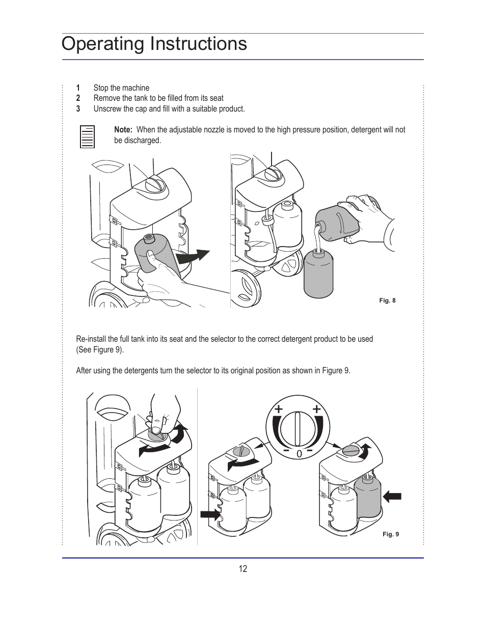 Operating instructions | Steele Products SP-WE180 User Manual | Page 12 / 18