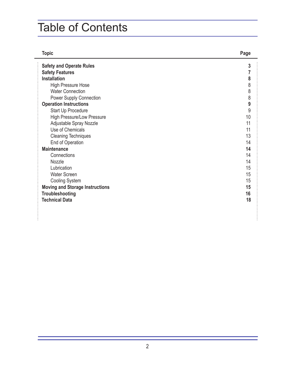 Steele Products SP-WE180 User Manual | Page 2 / 18