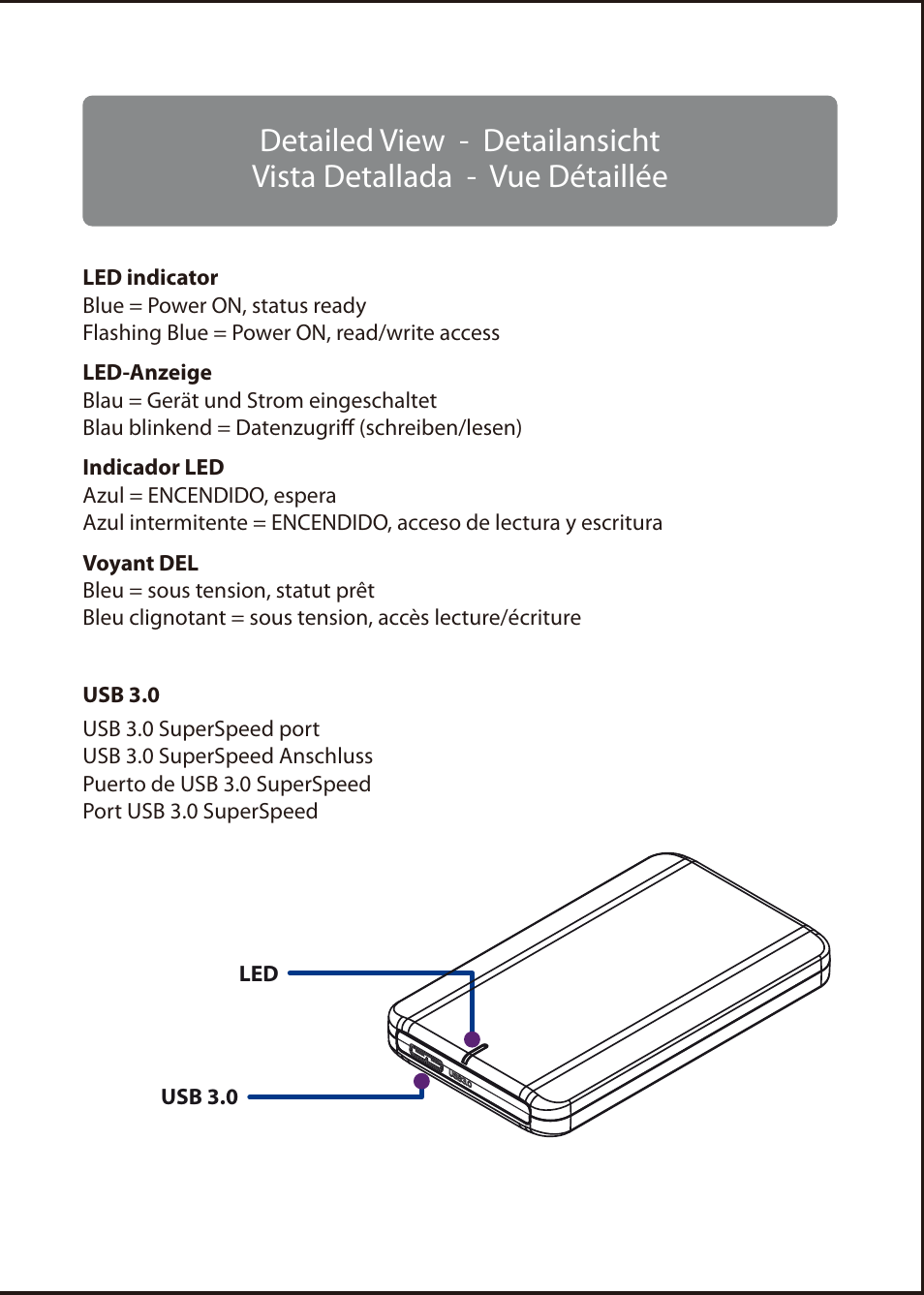 AKiTiO FD-2500 U3 User Manual | Page 2 / 8