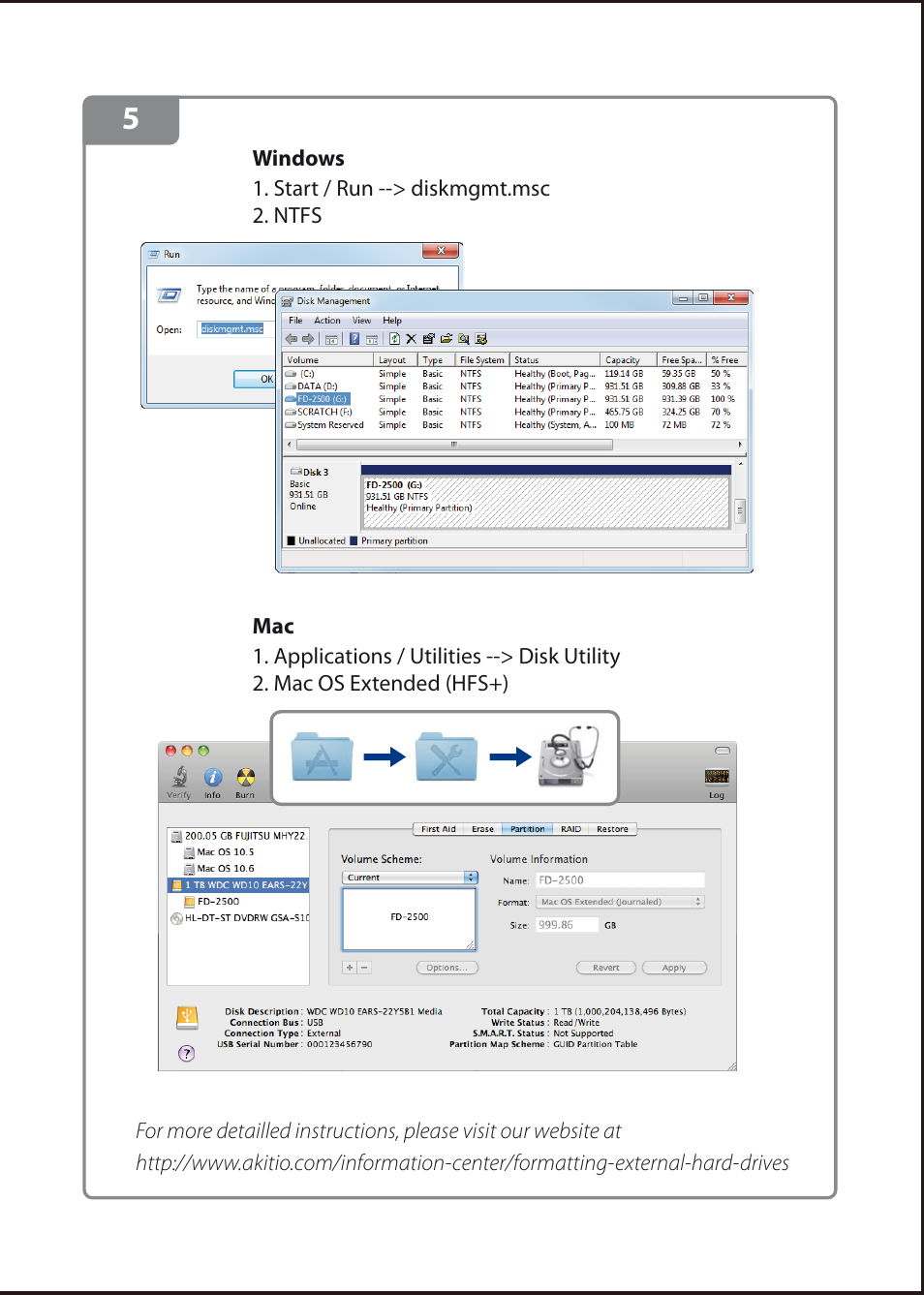 AKiTiO FD-2500 U3 User Manual | Page 7 / 8
