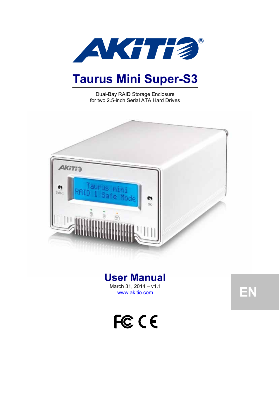 AKiTiO Taurus Mini Super-S3 LCM User Manual | 16 pages