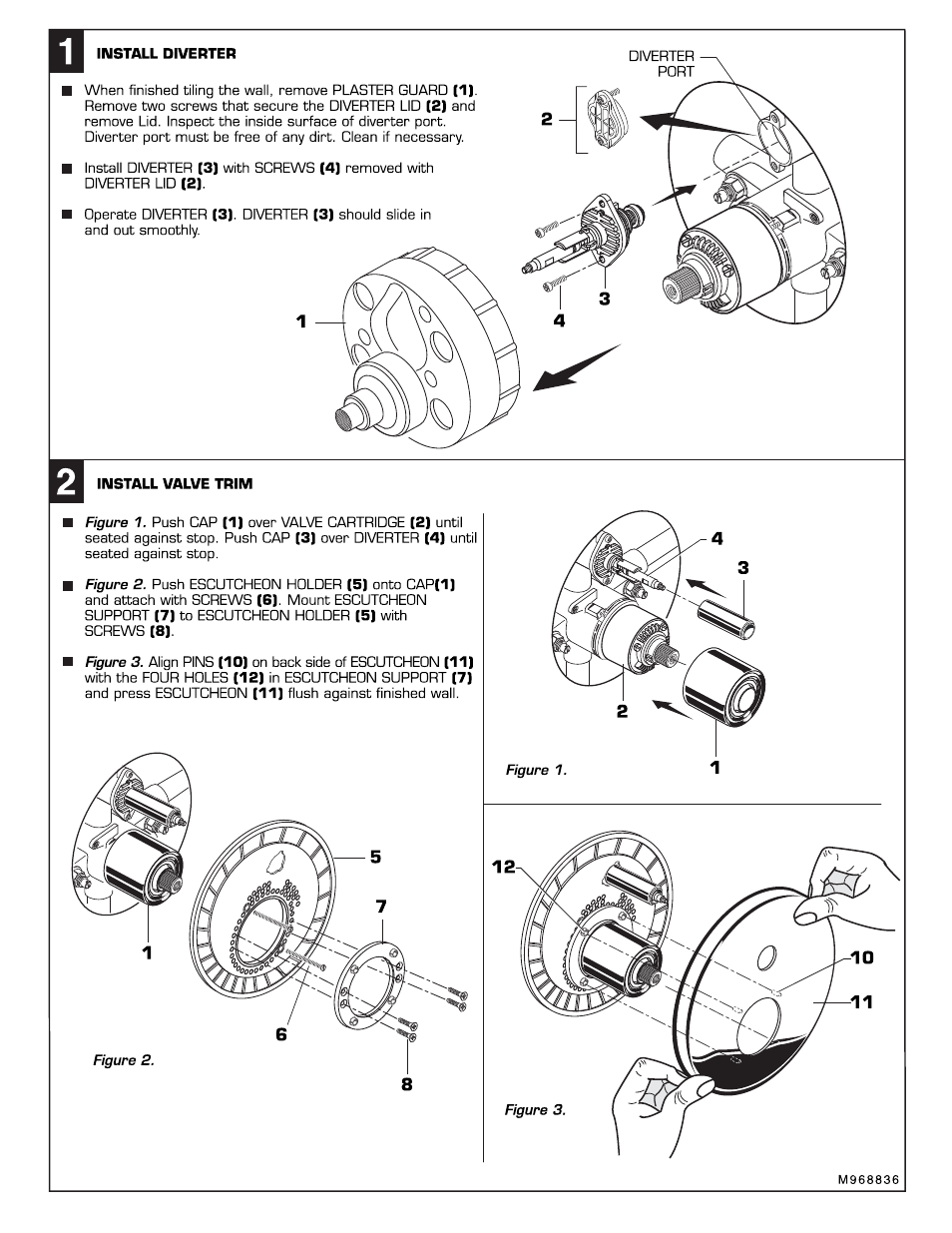 American Standard One T064.60X User Manual | Page 2 / 4