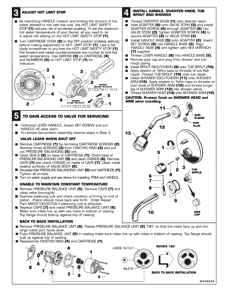 American Standard One T064.60X User Manual | Page 3 / 4