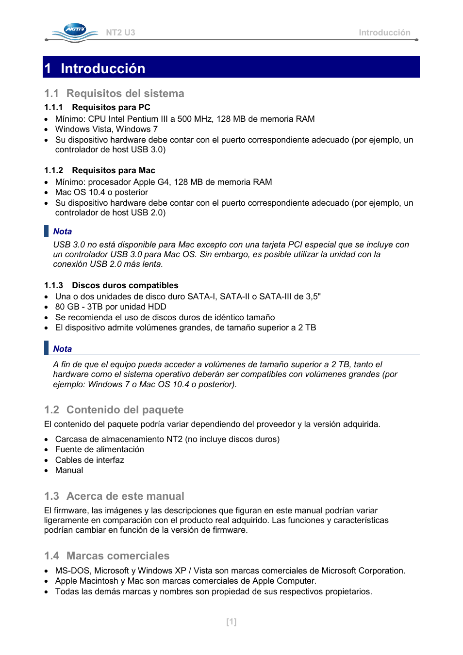 AKiTiO NT2 U3 User Manual | Page 18 / 32