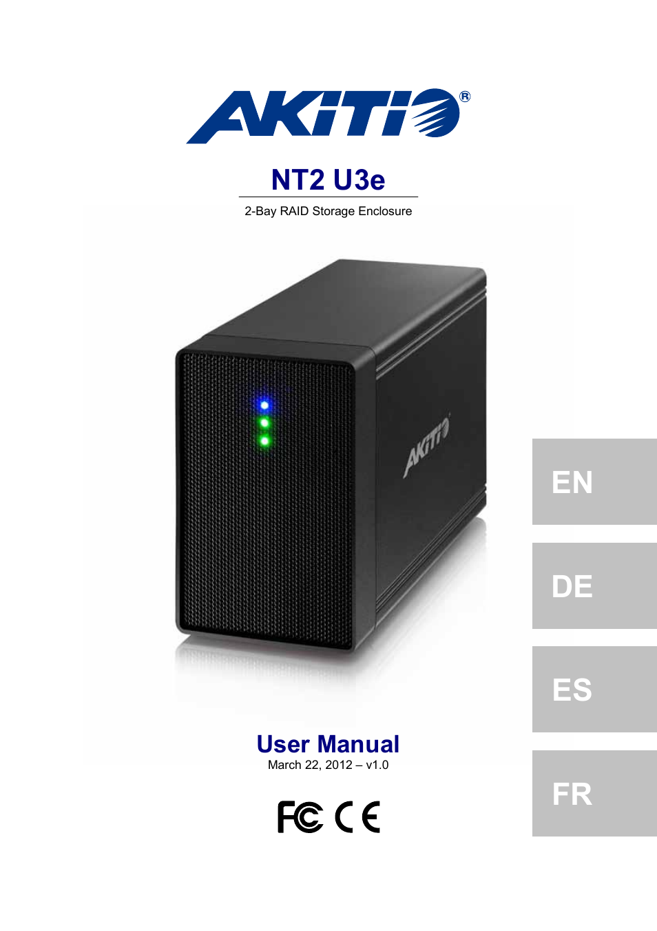 AKiTiO NT2 U3e User Manual | 32 pages