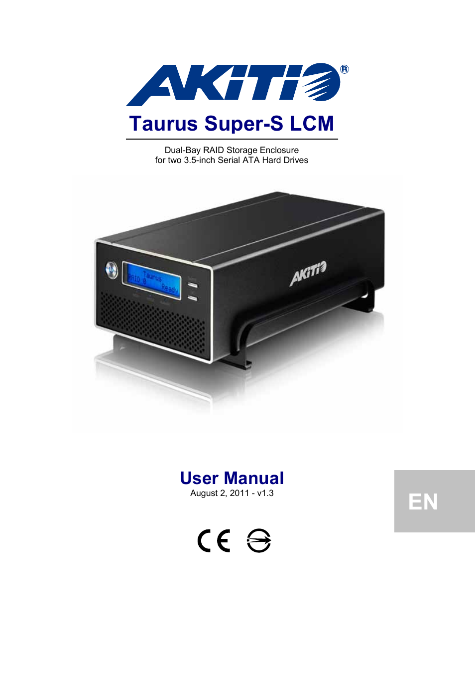 AKiTiO Taurus Super-S LCM User Manual | 17 pages