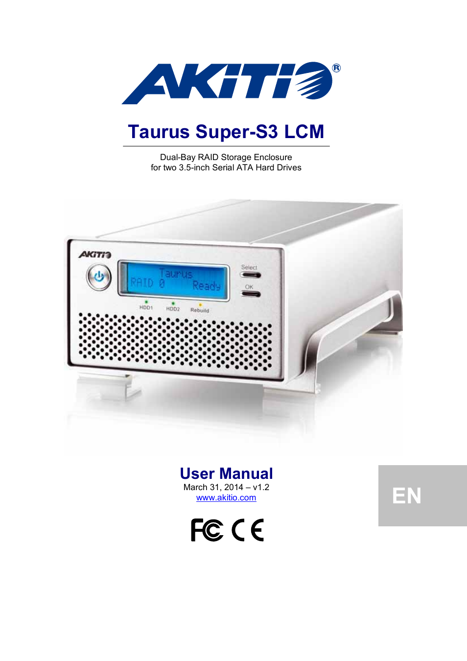 AKiTiO Taurus Super-S3 LCM User Manual | 17 pages