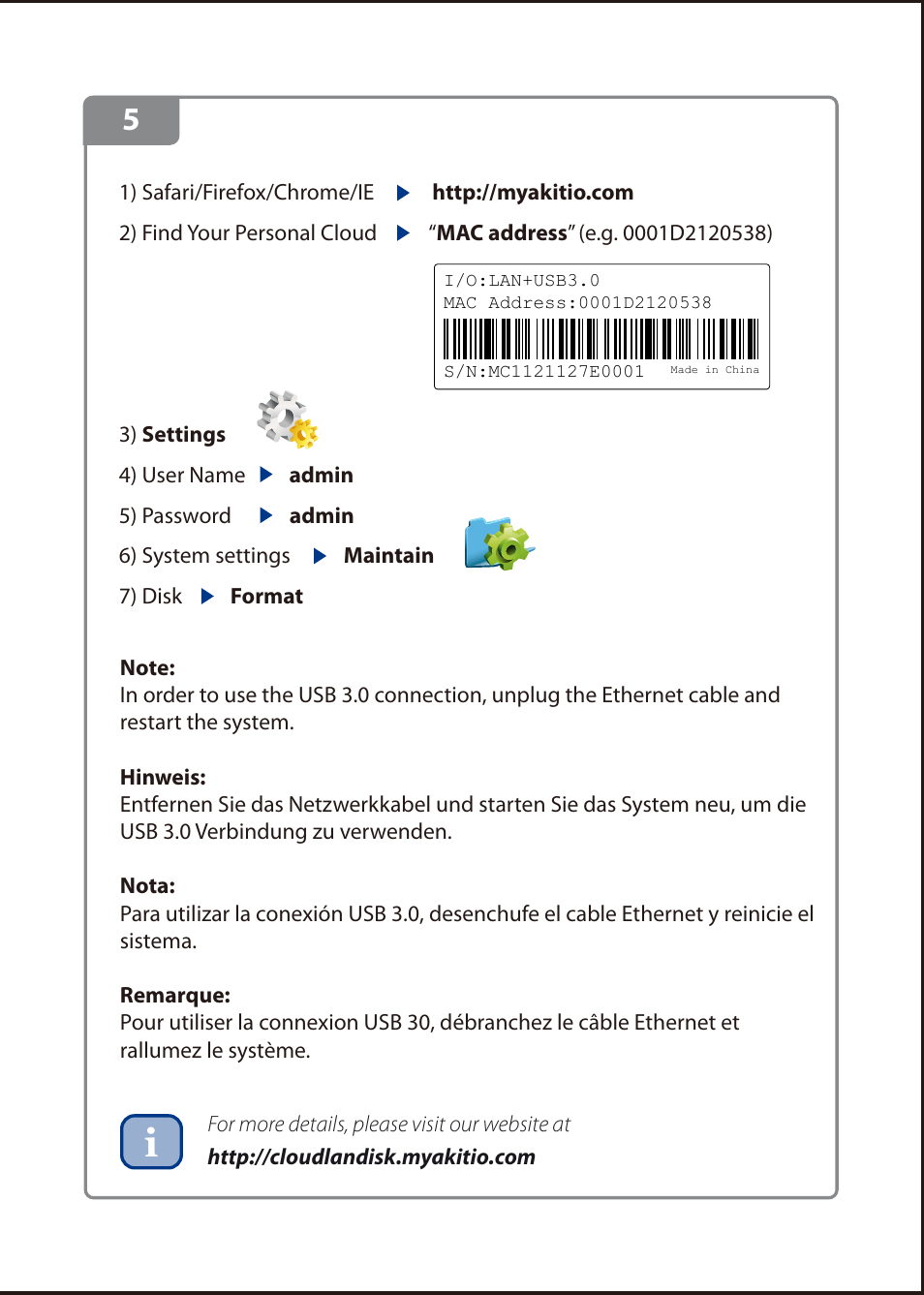 AKiTiO Cloud Hybrid User Manual | Page 8 / 8