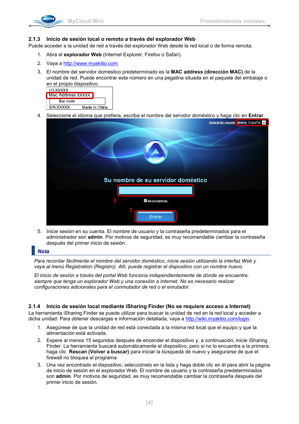 AKiTiO MyCloud Mini User Manual | Page 17 / 33