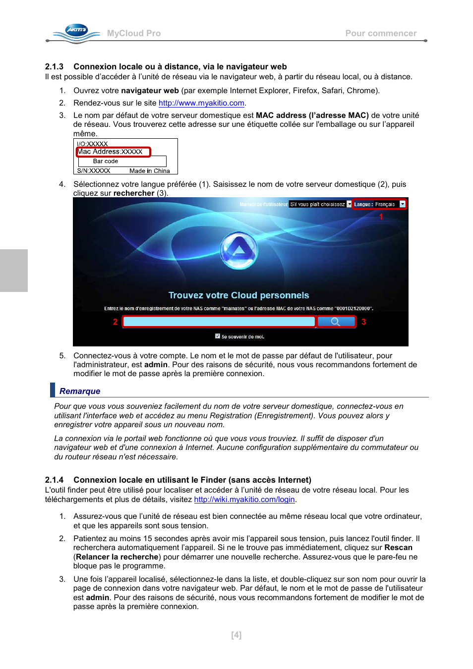 AKiTiO MyCloud Pro User Manual | Page 13 / 37