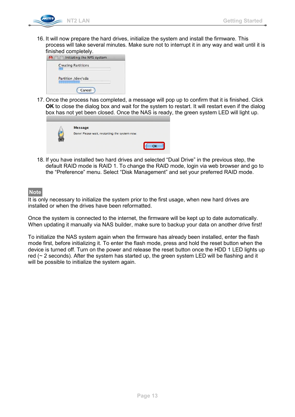 AKiTiO NT2 LAN User Manual | Page 16 / 60