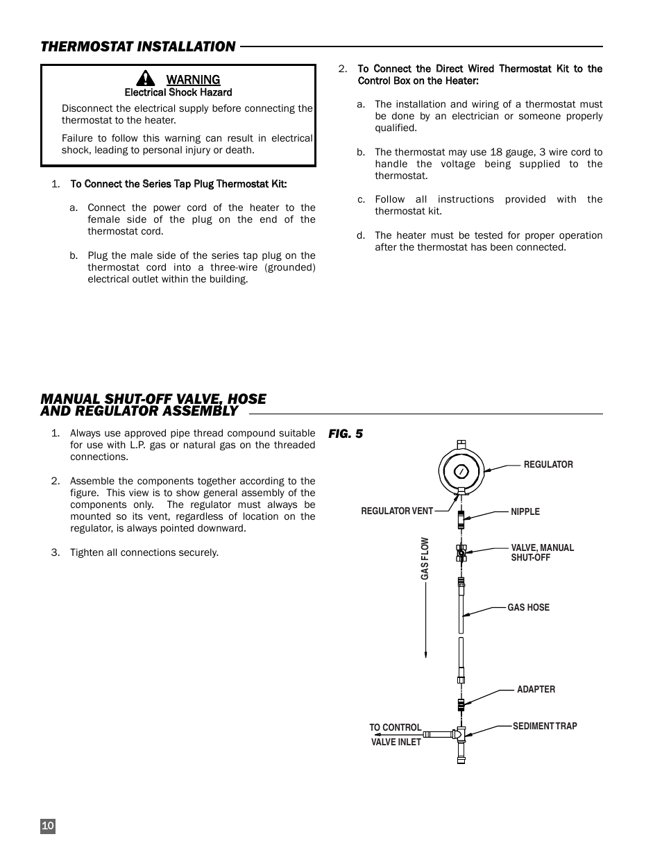 L.B. White AB250 User Manual | Page 10 / 18