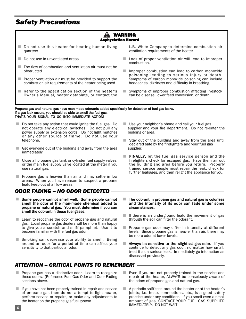 Safety precautions | L.B. White AW250(building controller) User Manual | Page 6 / 31