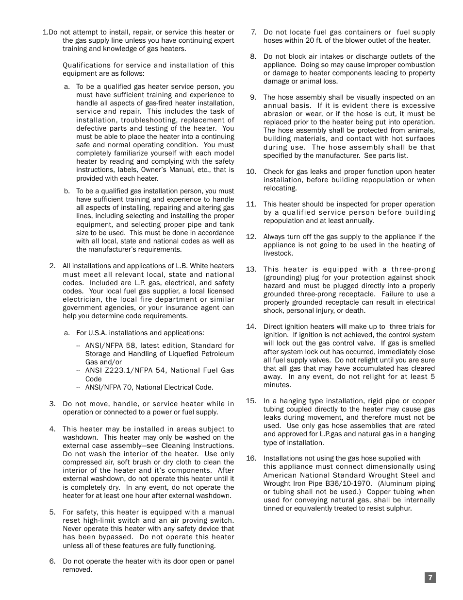 L.B. White AW250(building controller) User Manual | Page 7 / 31