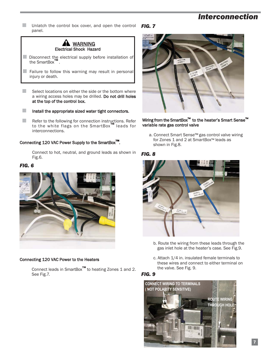 Interconnection | L.B. White FA-MCS-D User Manual | Page 7 / 21