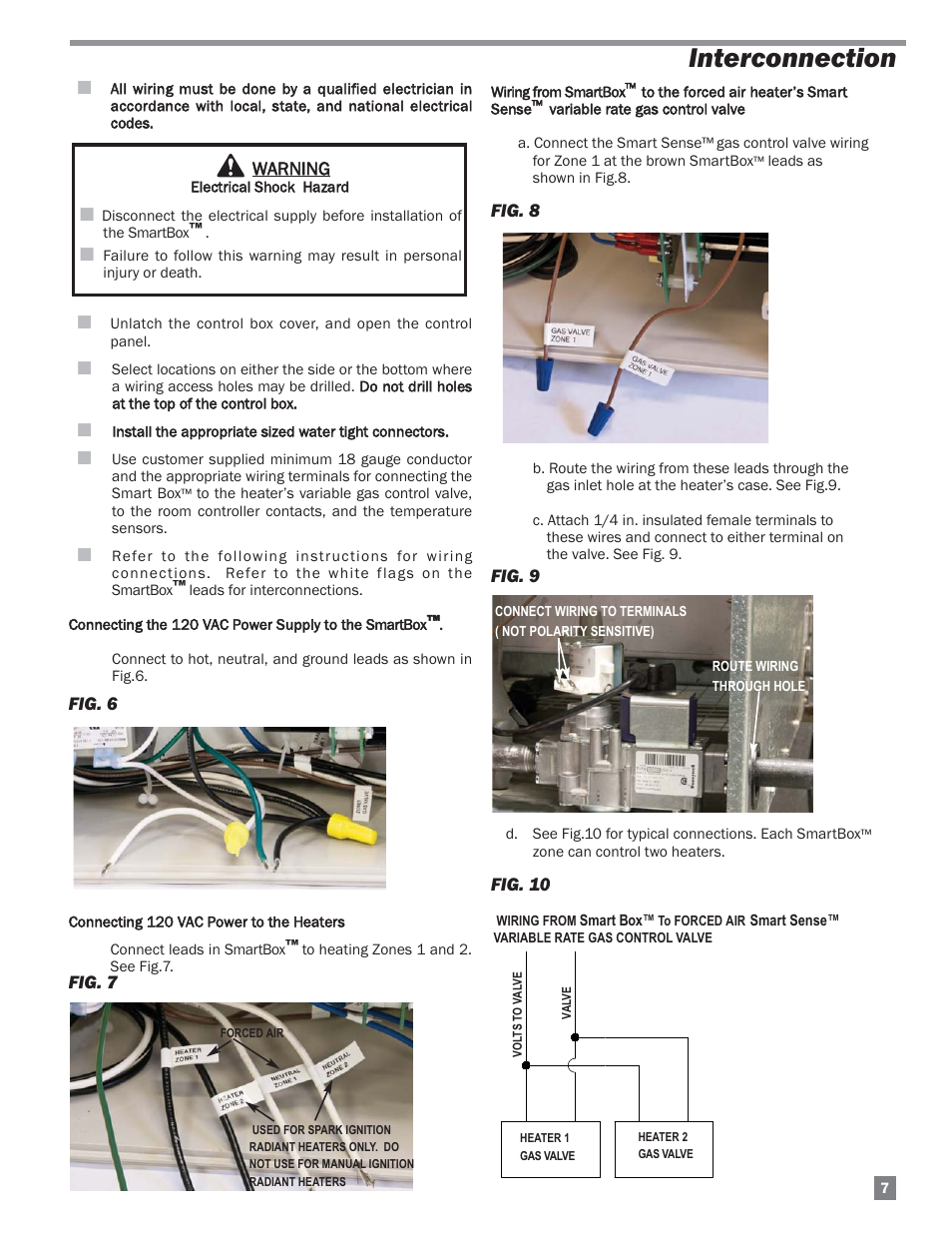 Interconnection | L.B. White COMBO-MCS User Manual | Page 7 / 23