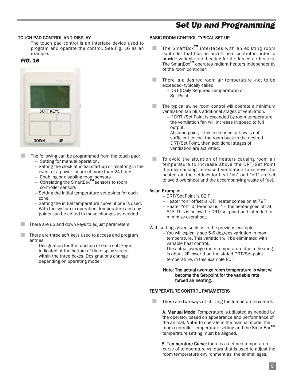 Set up and programming | L.B. White COMBO-MCS User Manual | Page 9 / 23