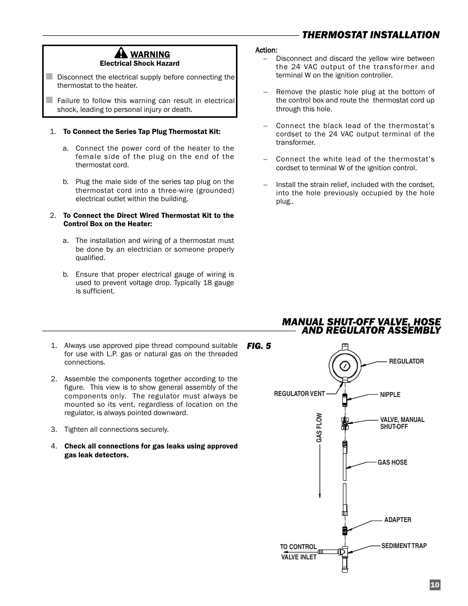 L.B. White AD100 User Manual | Page 11 / 30