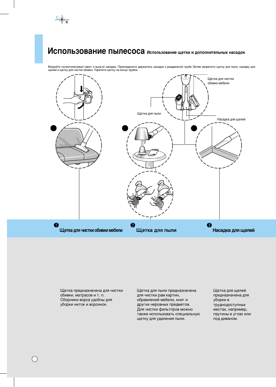 How to use, Атфуо¸бу‚‡млв ф˚овтут | LG V-C71**N** User Manual | Page 7 / 21