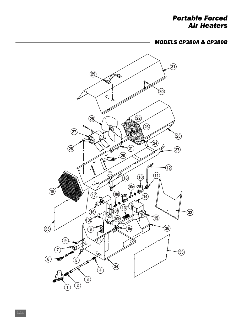 Portable forced air heaters | L.B. White Portable Gas Heaters User Manual | Page 16 / 99