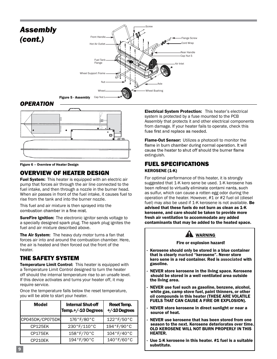 Assembly (cont.) | L.B. White 125-210K Tradesman User Manual | Page 10 / 30