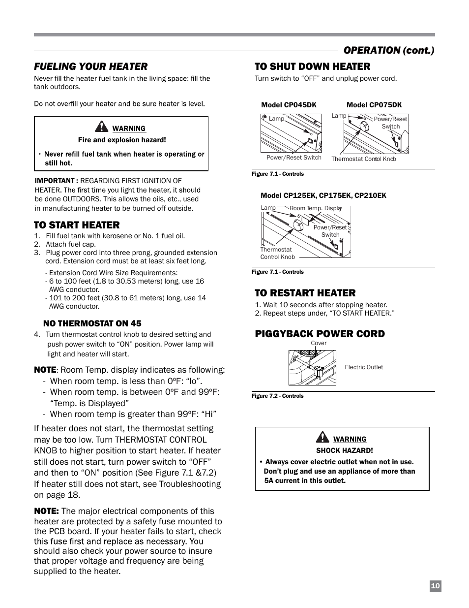 L.B. White 125-210K Tradesman User Manual | Page 11 / 30