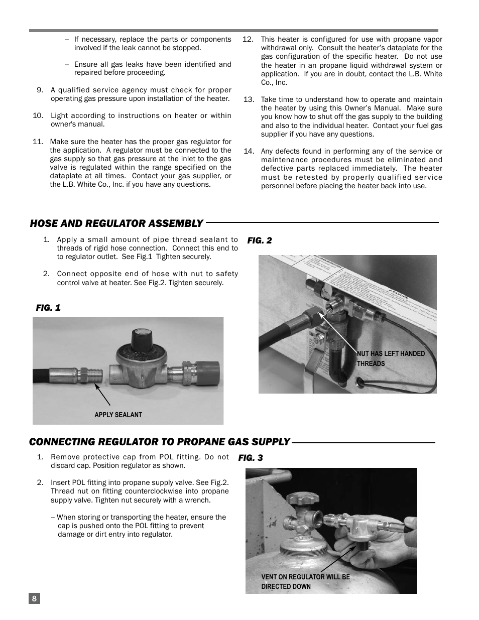 L.B. White 225 Workman User Manual | Page 8 / 18