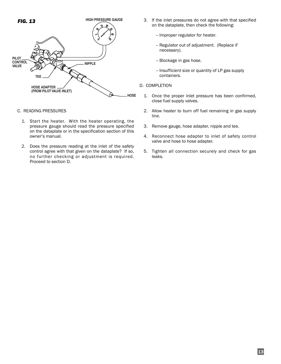 Fig. 13 | L.B. White 322 Norseman - Horizontal User Manual | Page 13 / 18