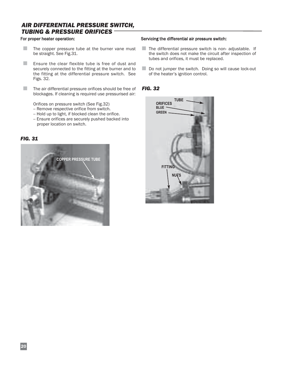 L.B. White Sentinel Radiant Tube AT150 Sidewall Mount User Manual | Page 20 / 32