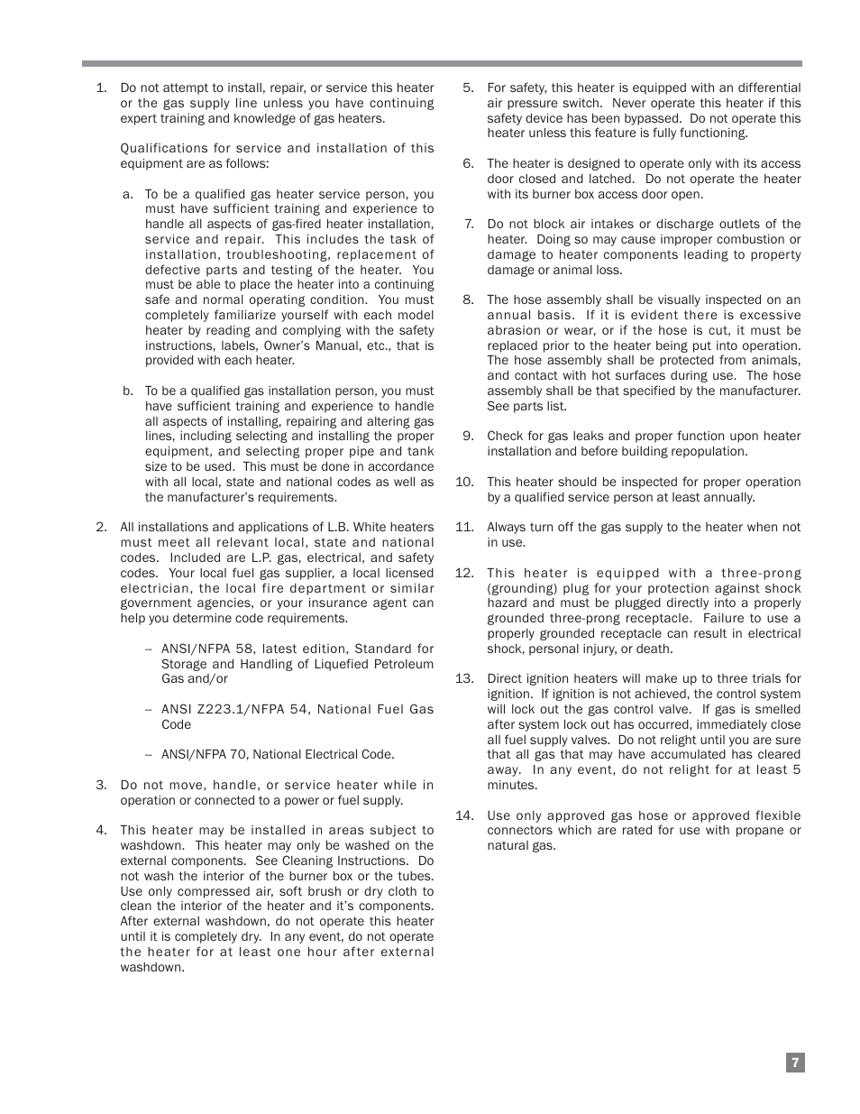 L.B. White Sentinel Radiant Tube AT150 Sidewall Mount User Manual | Page 7 / 32