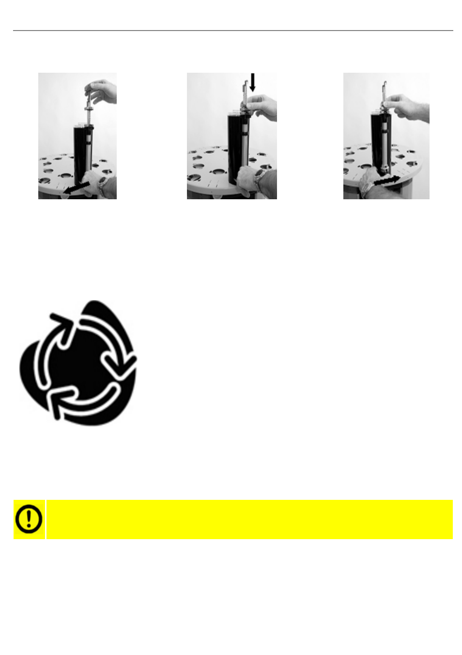 Step 6 - discharge the pump | Fast & Fluid II Series Blendorama User Manual | Page 17 / 44
