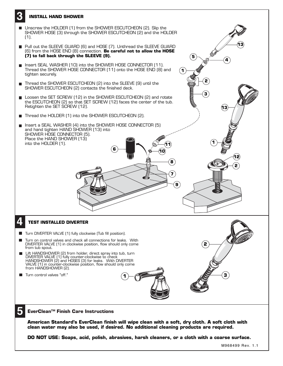 American Standard T028.990 User Manual | Page 2 / 2