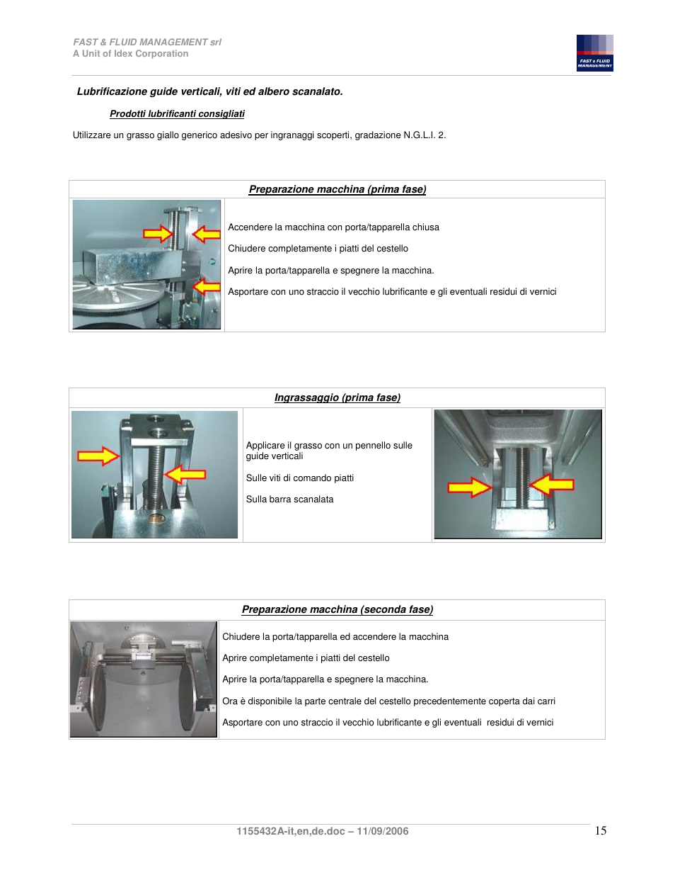 Fast & Fluid Ferraris Automatic Mixer User Manual | Page 15 / 55