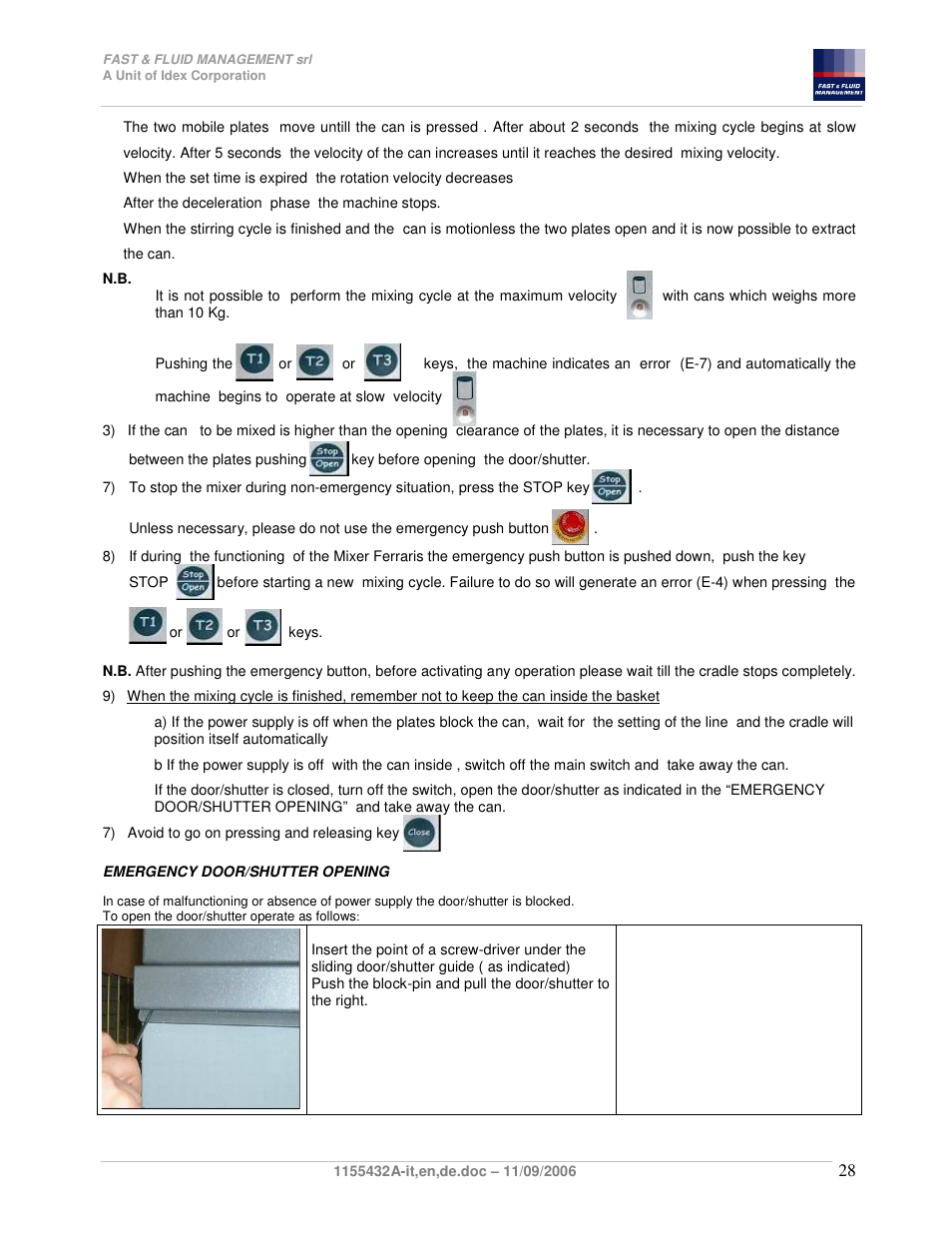 Fast & Fluid Ferraris Automatic Mixer User Manual | Page 28 / 55