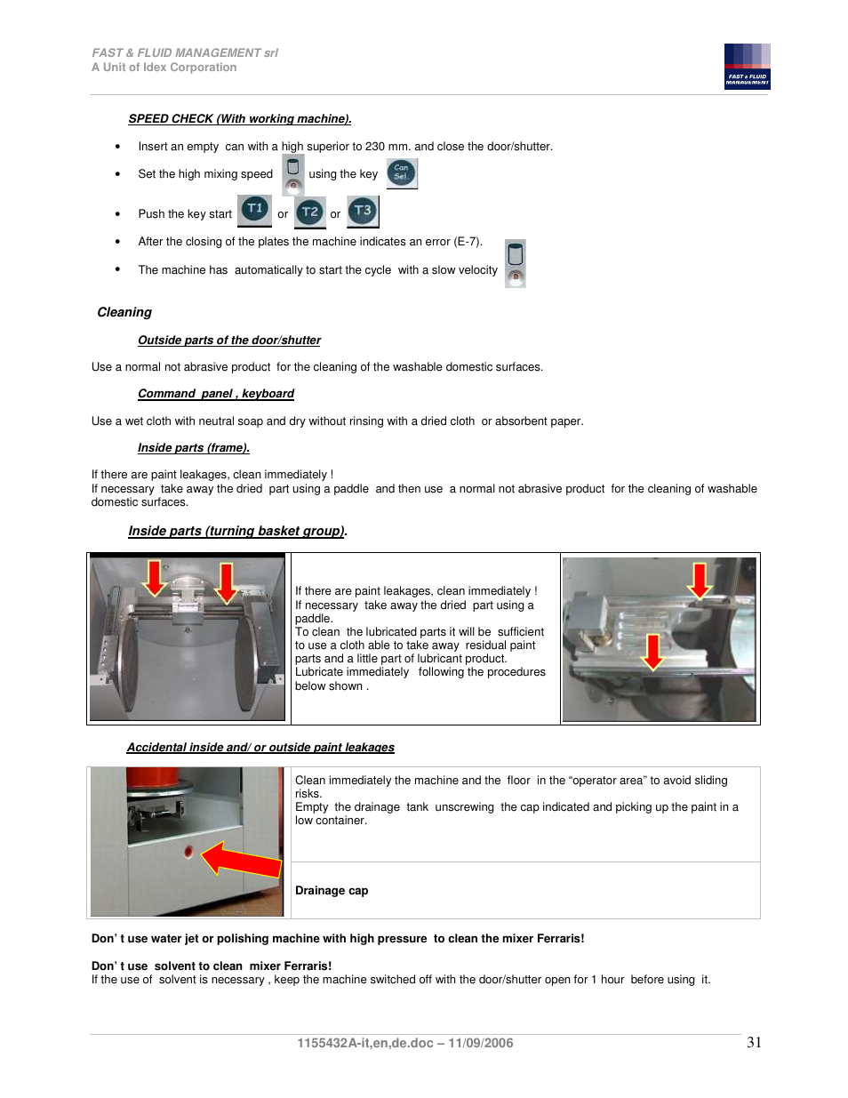 Fast & Fluid Ferraris Automatic Mixer User Manual | Page 31 / 55