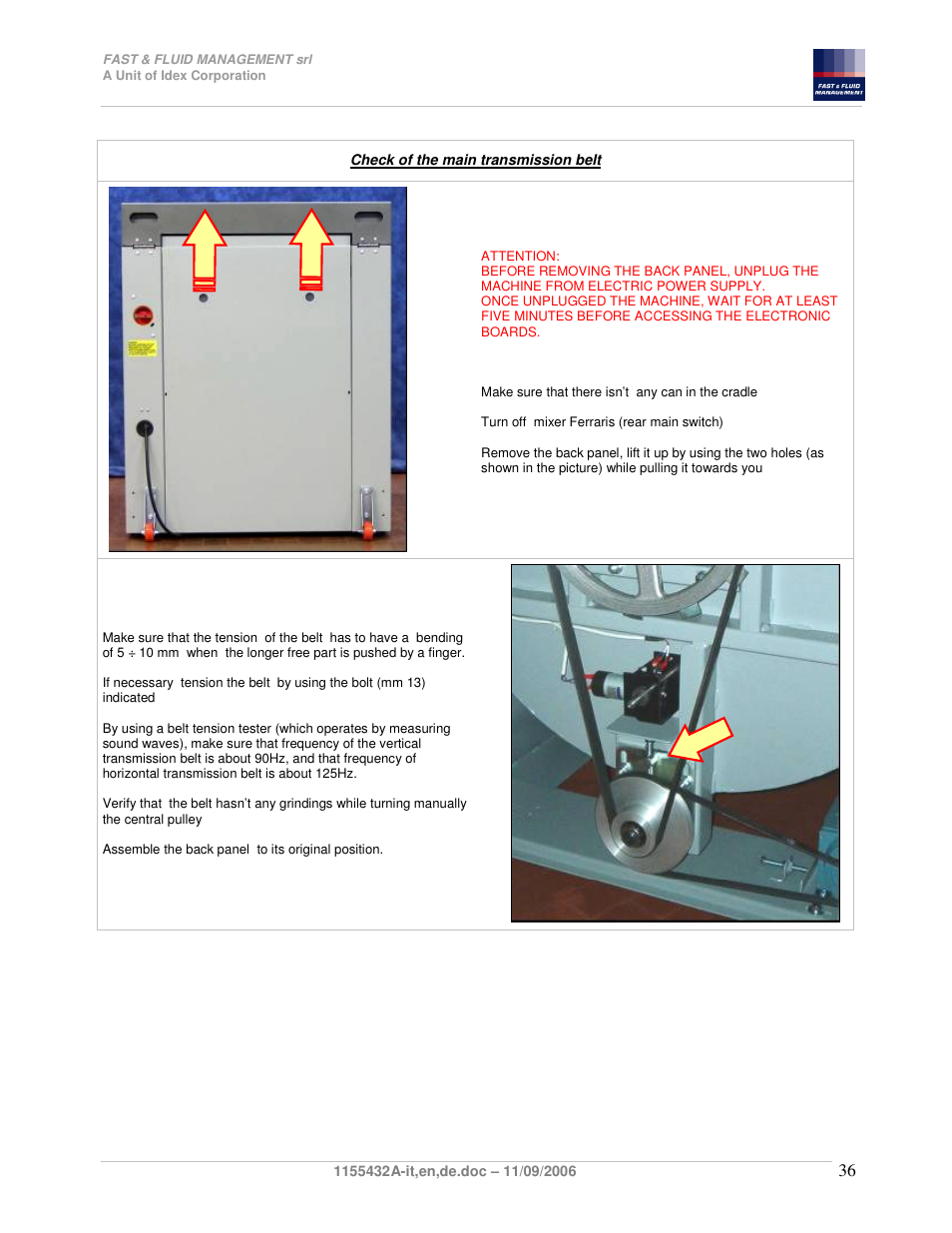 Fast & Fluid Ferraris Automatic Mixer User Manual | Page 36 / 55