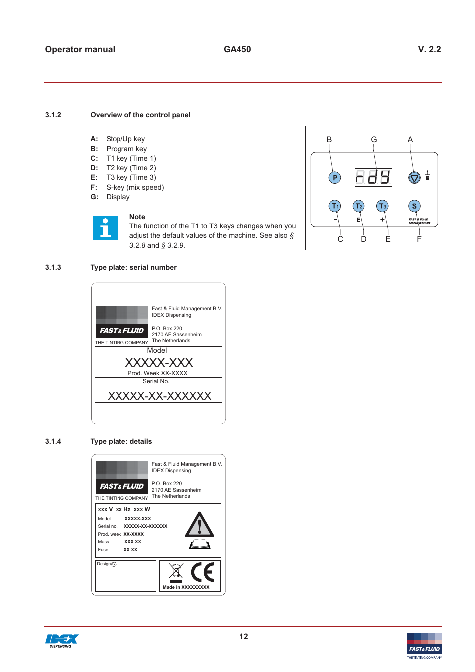 R d y | Fast & Fluid GA450 User Manual | Page 12 / 32