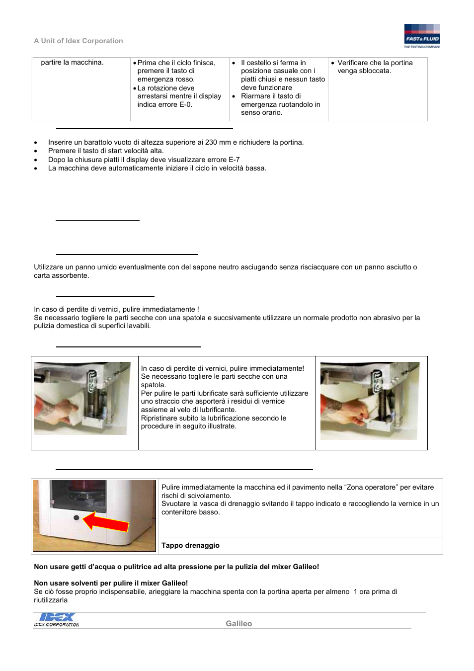 Fast & Fluid Galileo Automatic Mixer User Manual | Page 12 / 82