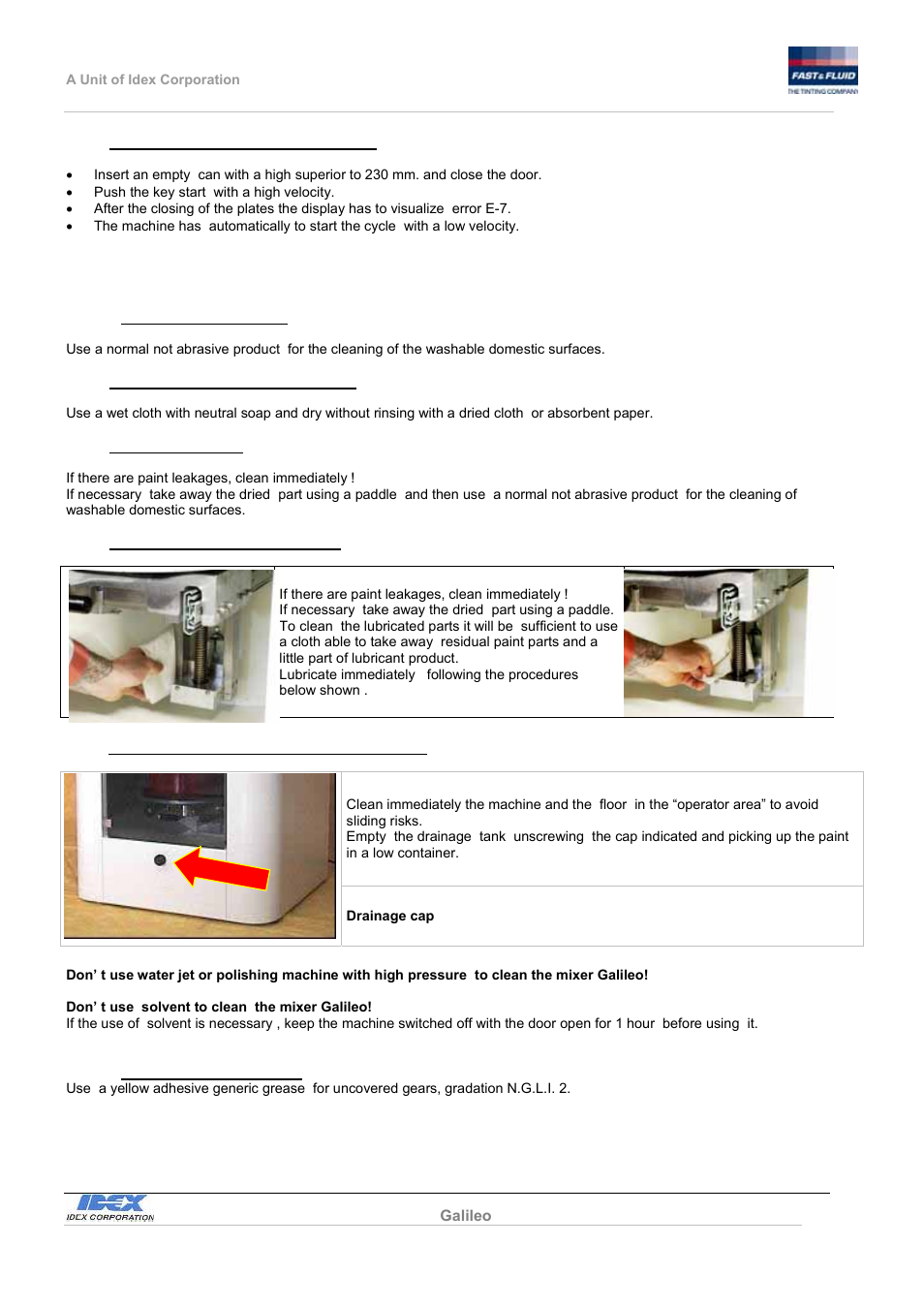 Fast & Fluid Galileo Automatic Mixer User Manual | Page 28 / 82