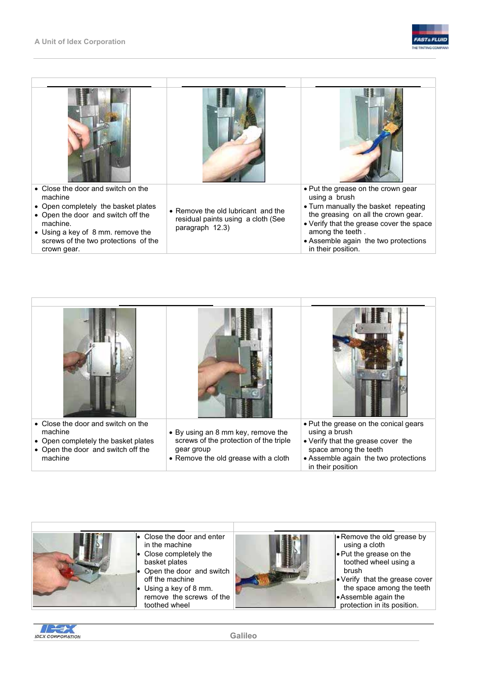 Fast & Fluid Galileo Automatic Mixer User Manual | Page 30 / 82