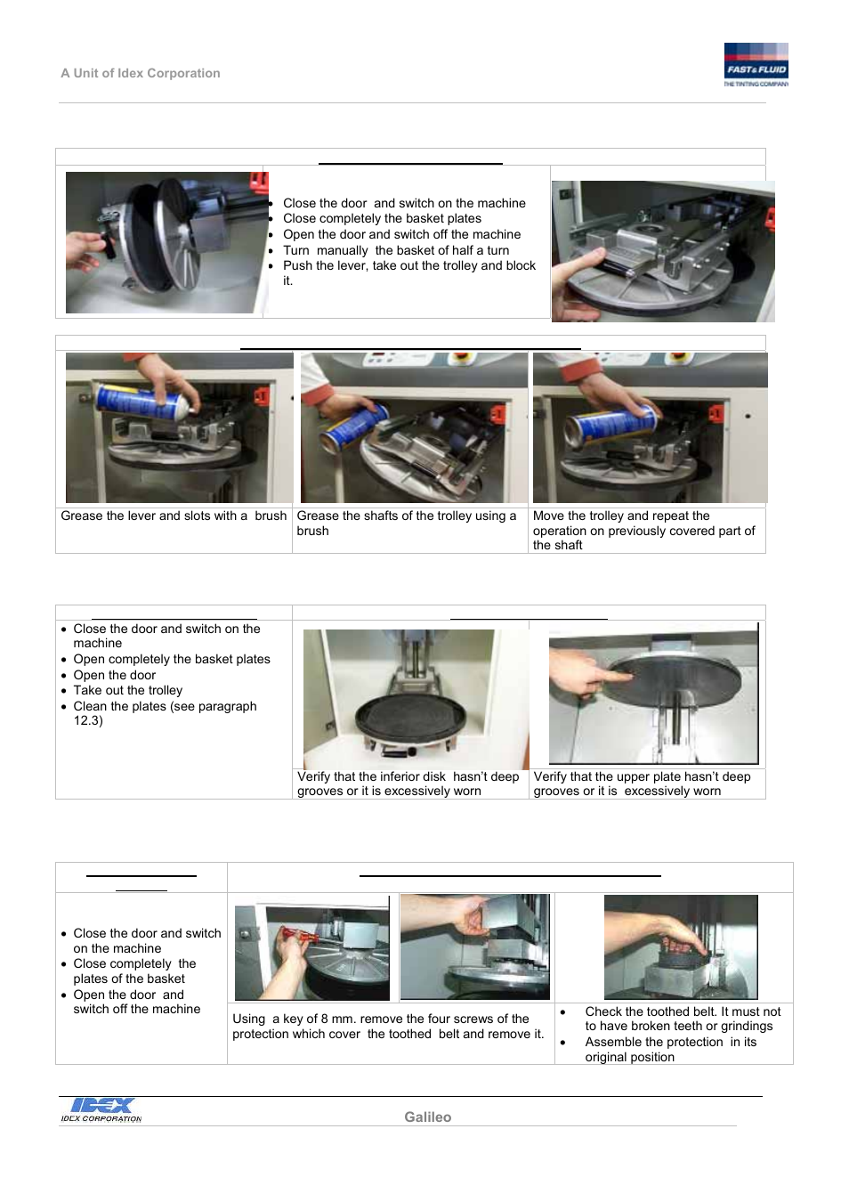 Fast & Fluid Galileo Automatic Mixer User Manual | Page 31 / 82